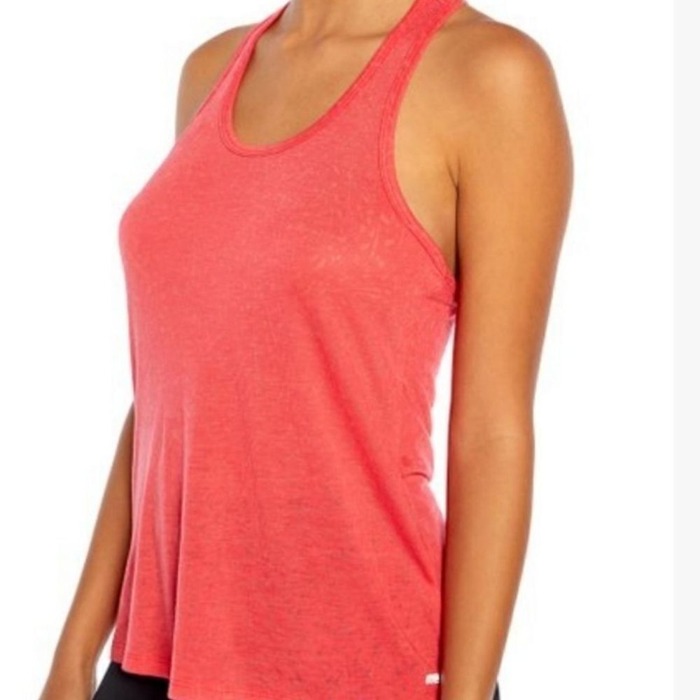 Marica Scrunch T-back Tank Top...GERANIUM